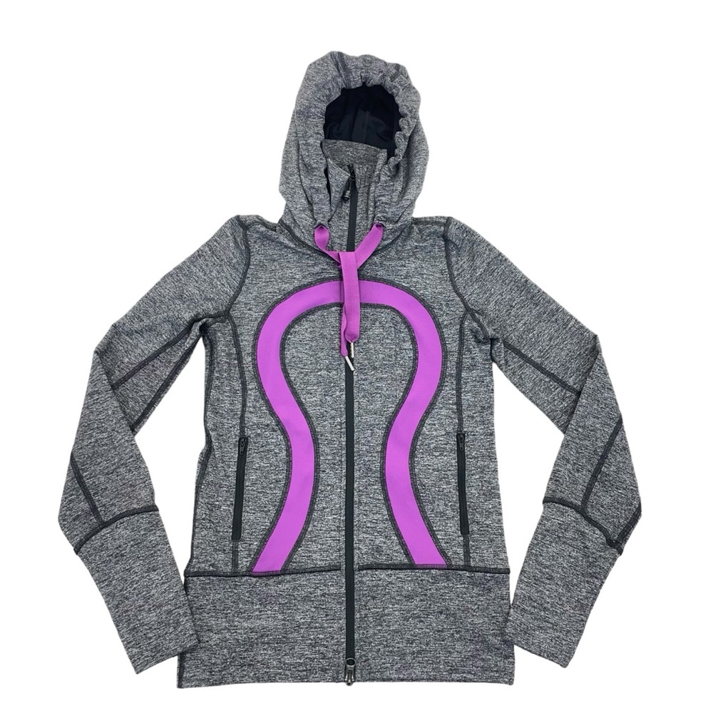 Lululemon Stride Jacket 2 Gray/Purple - Picture 8 of 16
